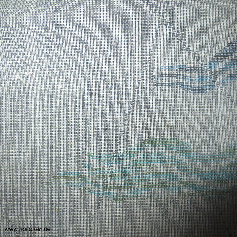 Welle Kimono Rho Stoff aus Wolle, zart und durchsichtig