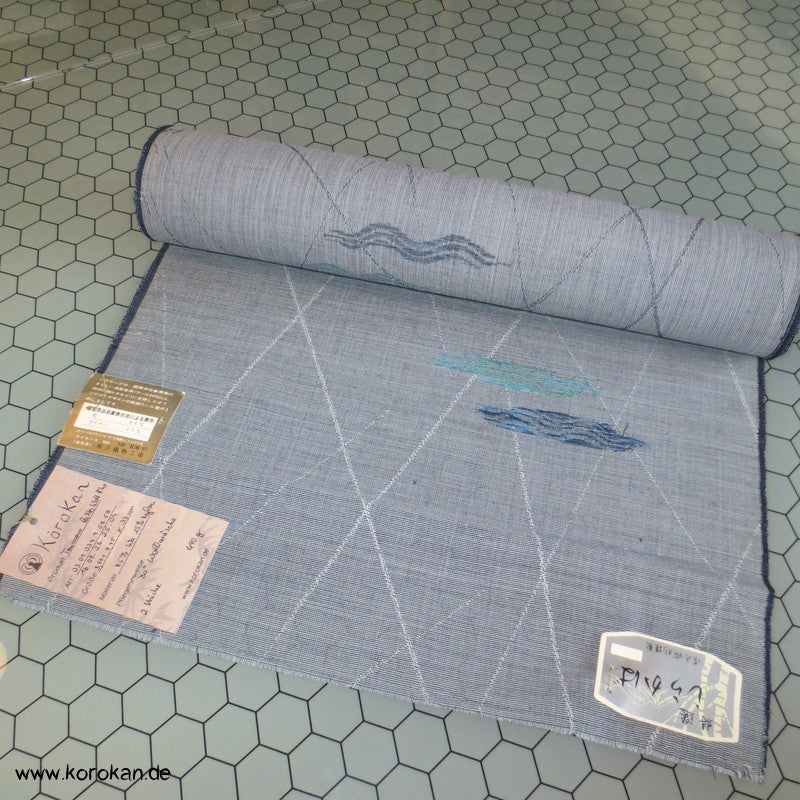 Welle Kimono Rho Stoff aus Wolle, zart und durchsichtig