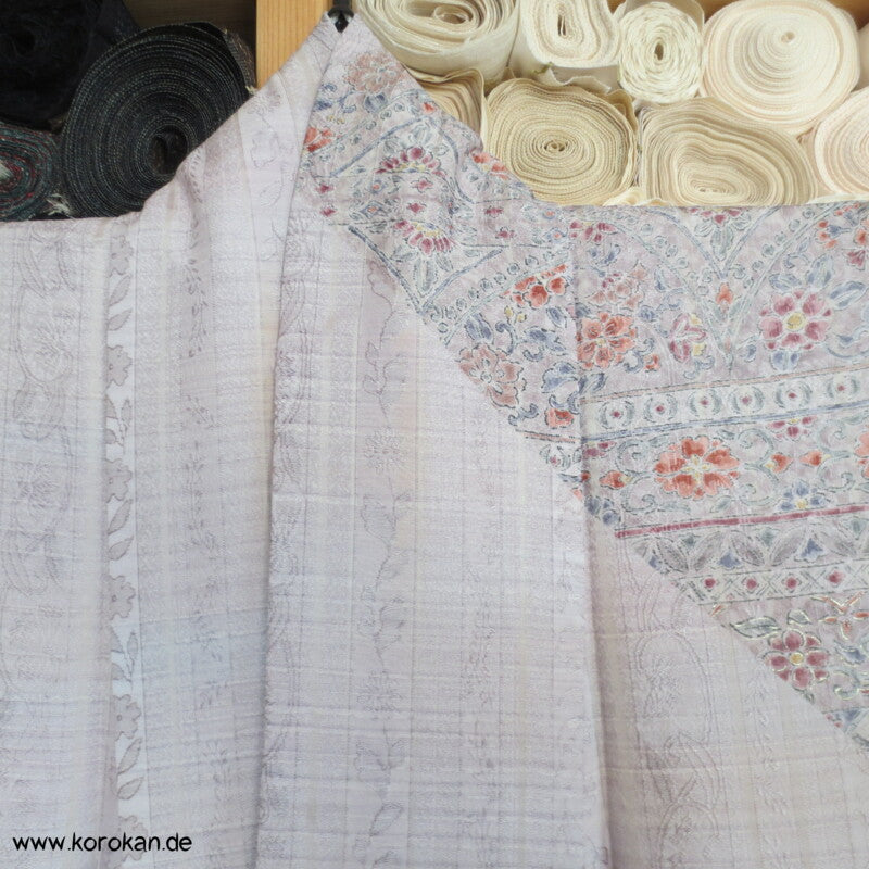Calico Muster auf Jacquard Tsukesage (Homongi)
