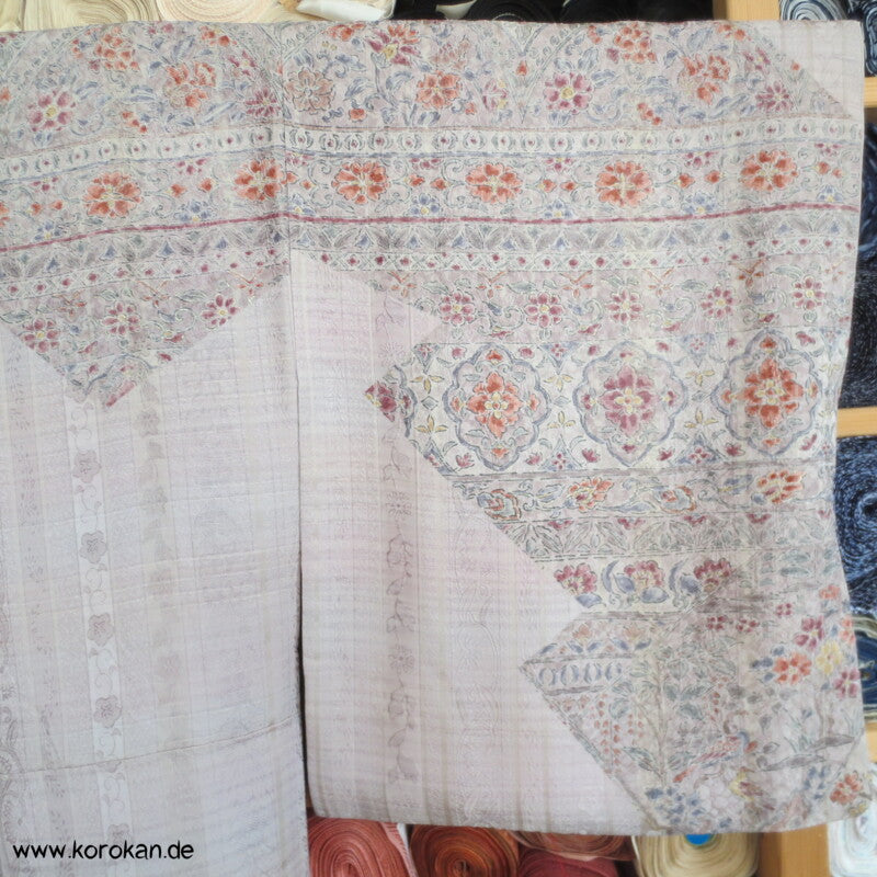 Calico Muster auf Jacquard Tsukesage (Homongi)