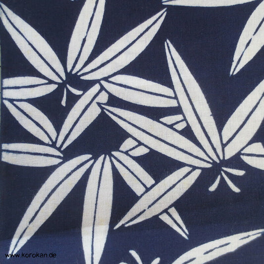 Bambusblätter Yukata Kimono Baumwoll Stoff