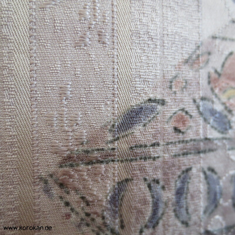 Calico Muster auf Jacquard Tsukesage (Homongi)