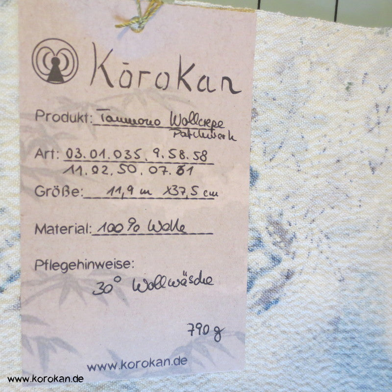 Kiribame Patchwork Kimono Wollgeorgette