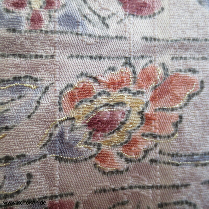 Calico Muster auf Jacquard Tsukesage (Homongi)