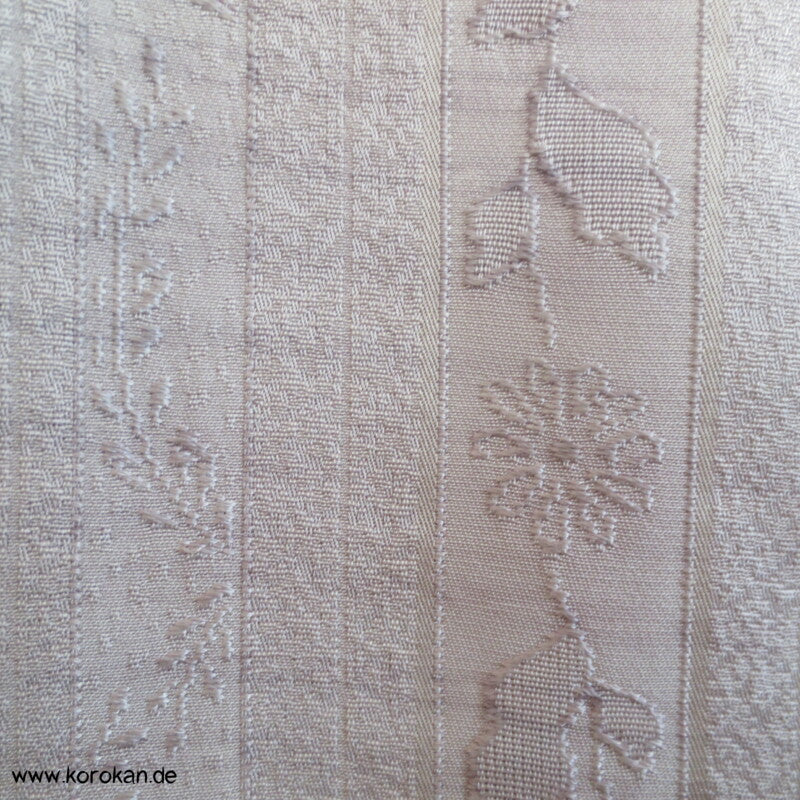Calico Muster auf Jacquard Tsukesage (Homongi)