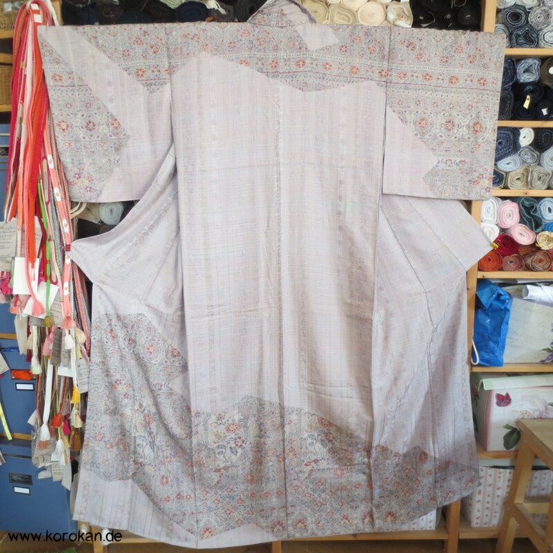Calico Muster auf Jacquard Tsukesage (Homongi)