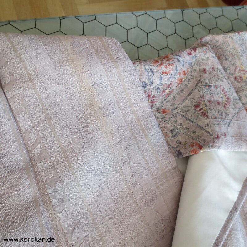 Calico Muster auf Jacquard Tsukesage (Homongi)