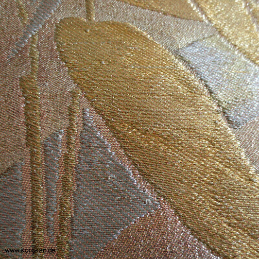 goldener Brokat Bambus Nagoya Obi