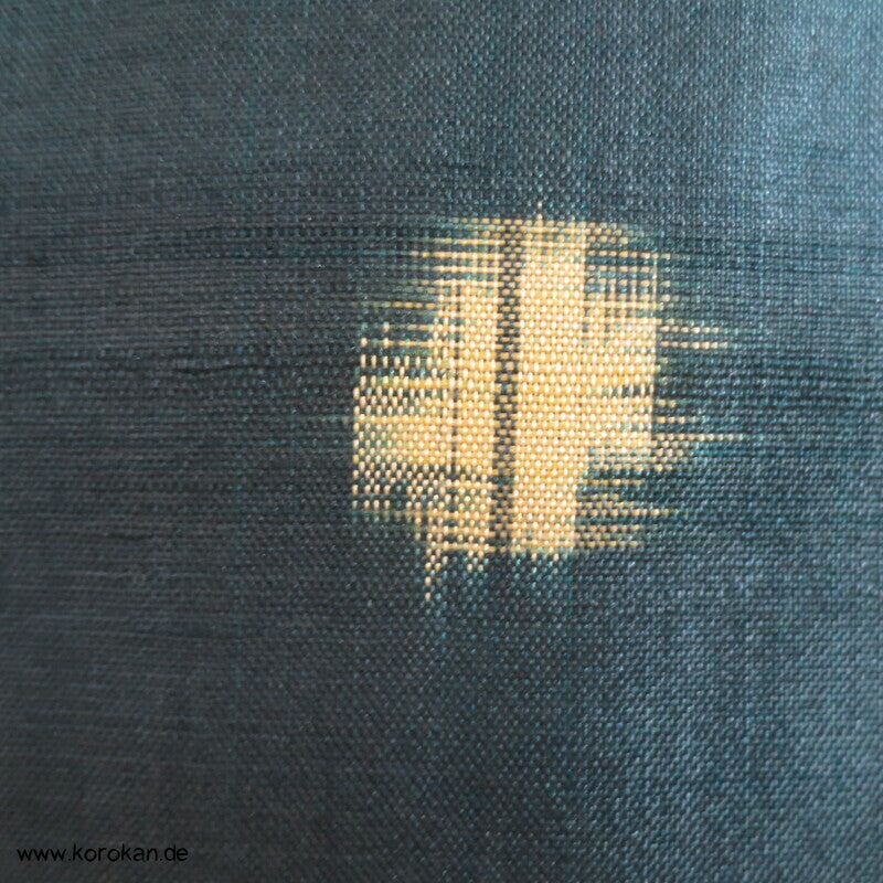 Meisen Komon Kimono Punkte in blaugrün