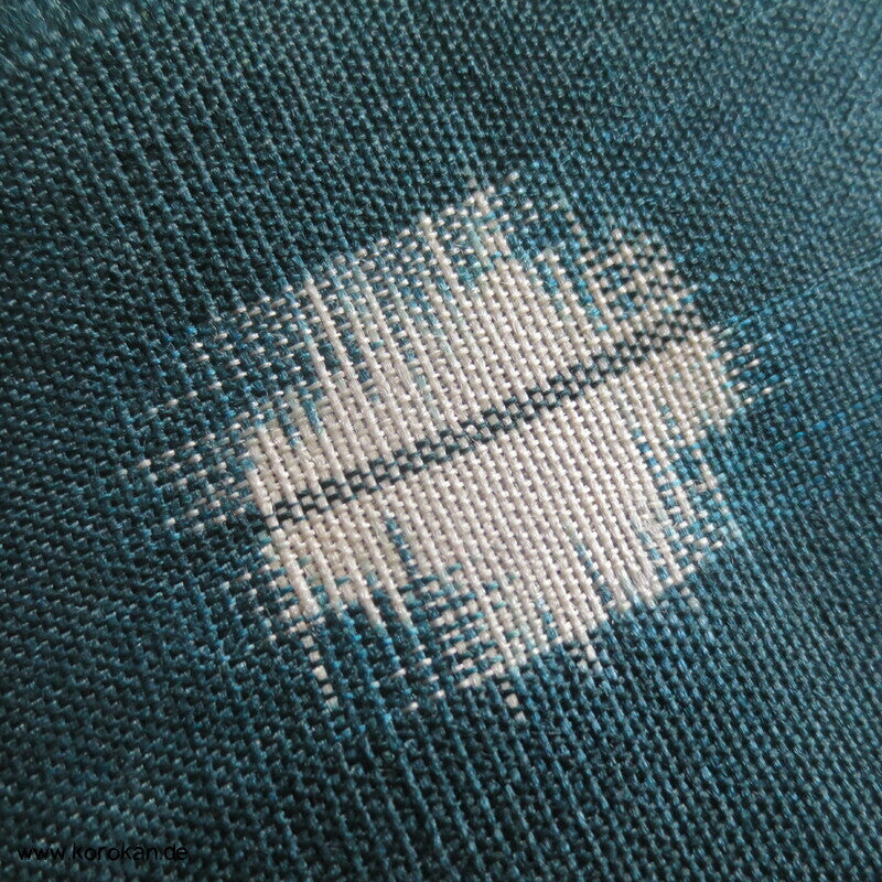 Meisen Komon Kimono Punkte in blaugrün