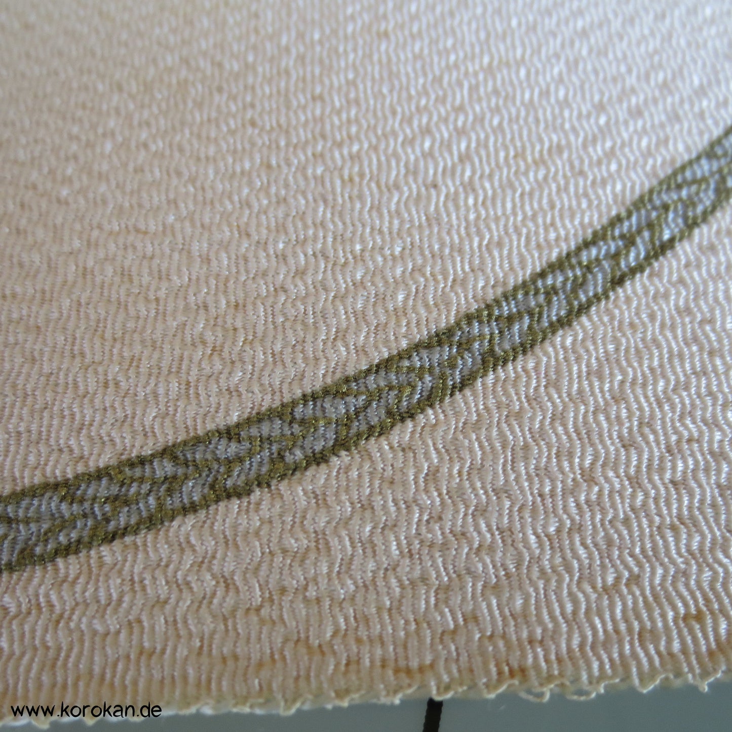 Shikishi Druck mit Bändern Kimono Seidenstoff