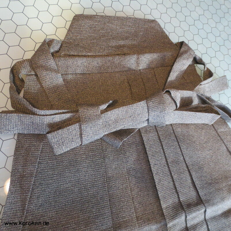 leichte strukturierte Seiden Hakama - Umanori