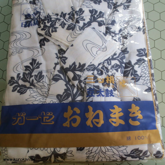 Wellen und Chrysanthemen Nemaki - Schlaf Kimono