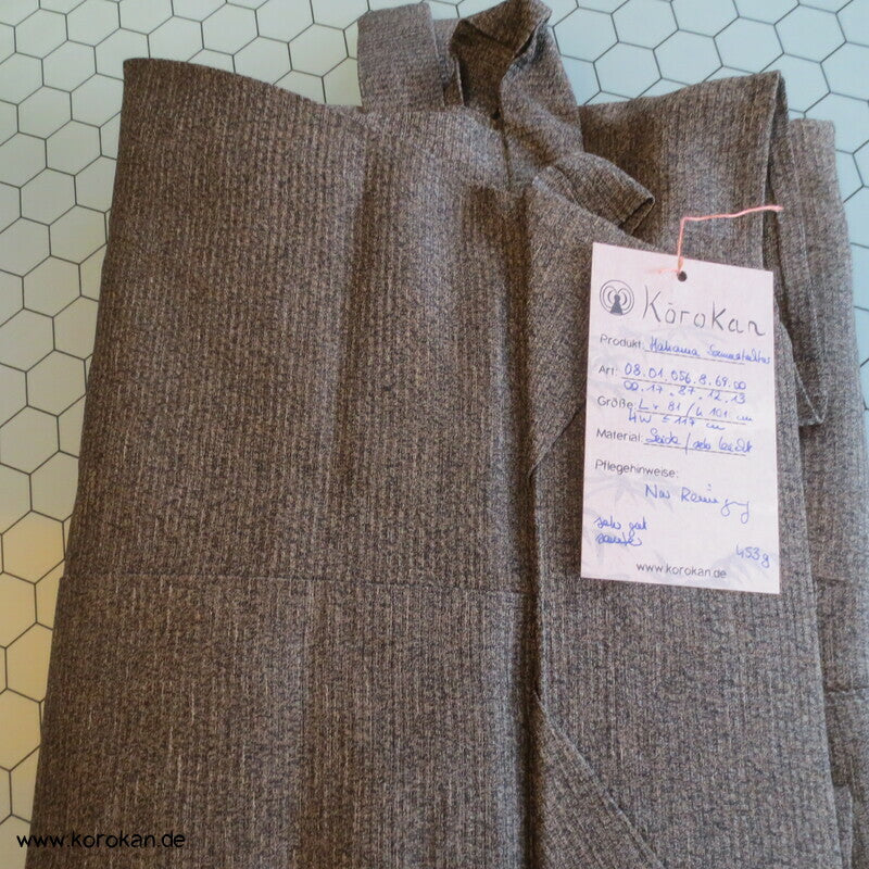 leichte strukturierte Seiden Hakama - Umanori
