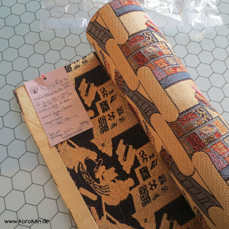 japanischer Stoffladen Obi Kimonogürtel Seidenbrokat