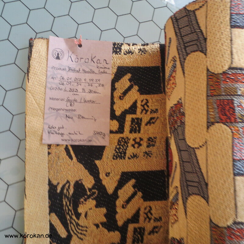 japanischer Stoffladen Obi Kimonogürtel Seidenbrokat