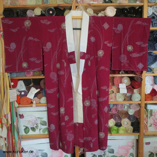 japanischer Kusudama Seide Juban Unterkimono