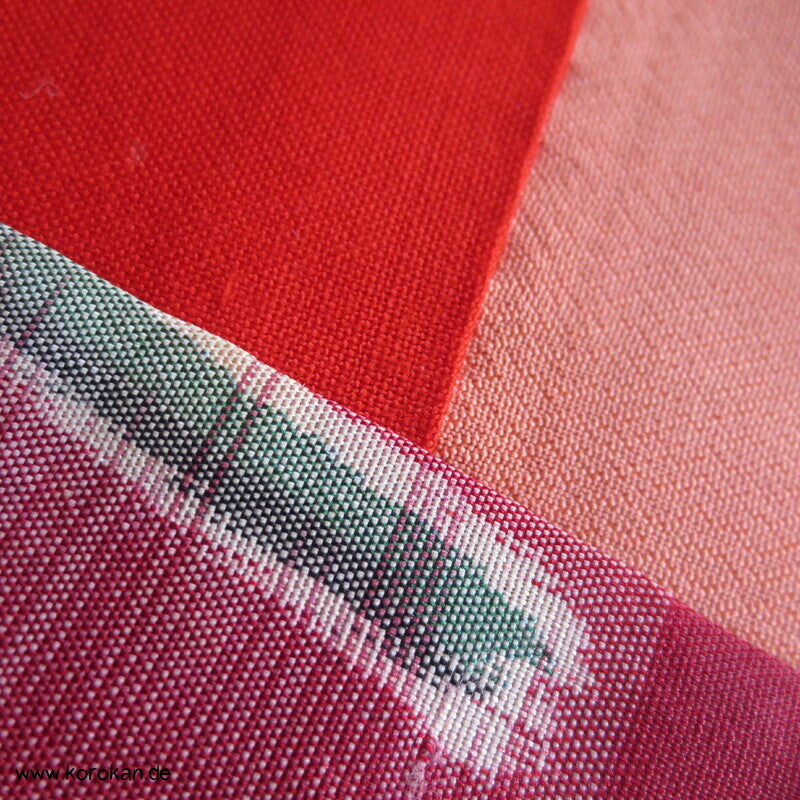 Segelschiffe Meisen Seiden Japan Art Deco moderner Kimono
