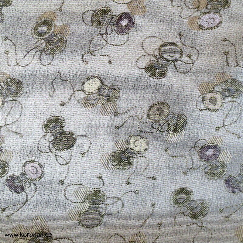 kleine Trommeln Kimono Wollmischgewebe Jacquard Tanmono