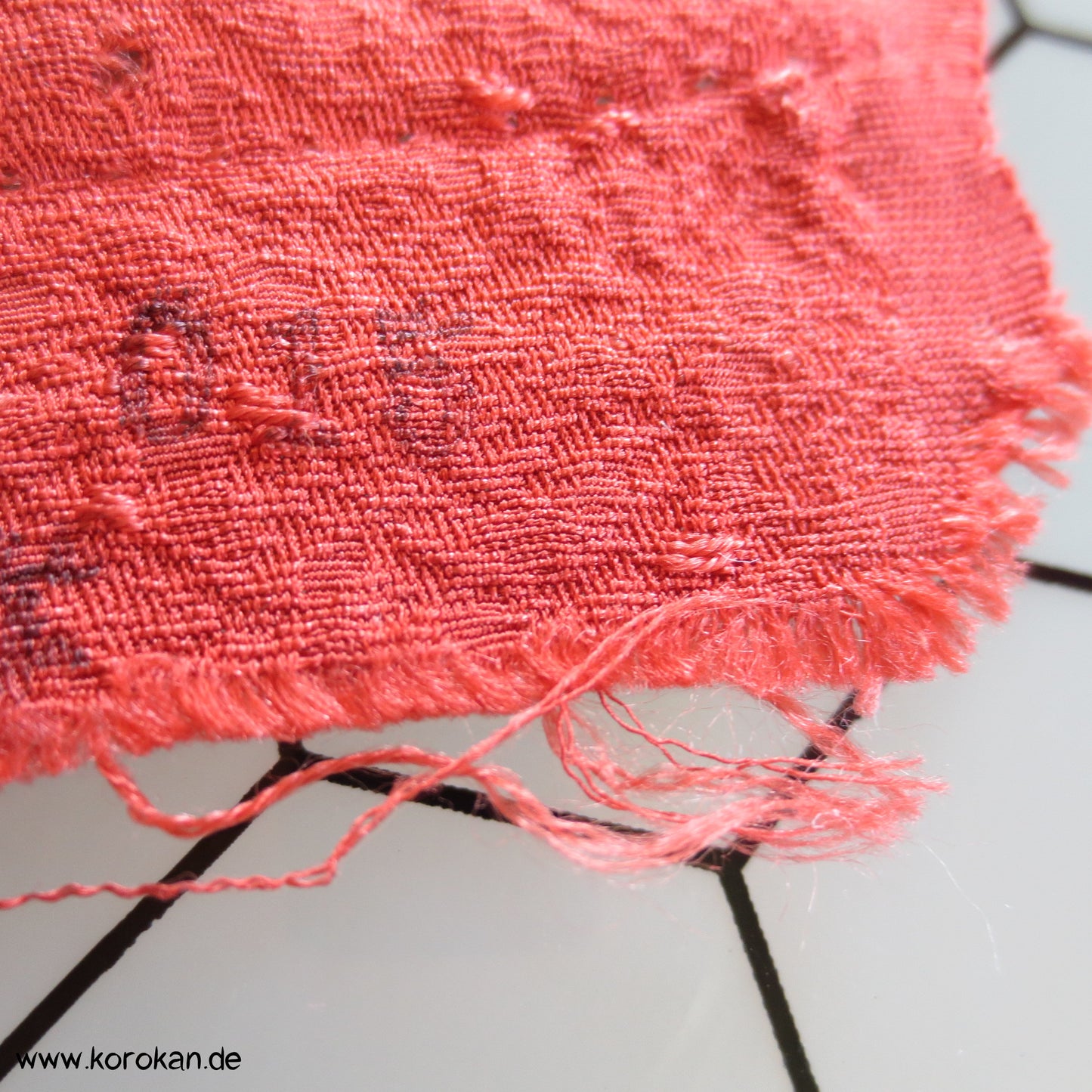 Shibori Wolken kreppige Kimono Seide