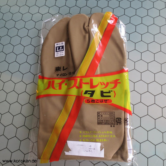 farbige Tabi (für Männer) aus Stretch mit weißer Sohle