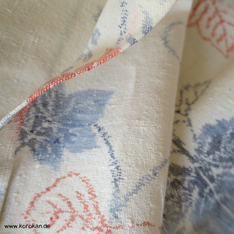 'semitransparenter Hitoe - ungefütterter Kimono, Hanf / Seide