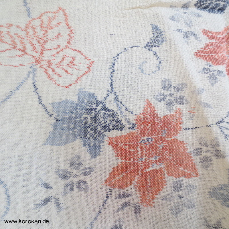 'semitransparenter Hitoe - ungefütterter Kimono, Hanf / Seide