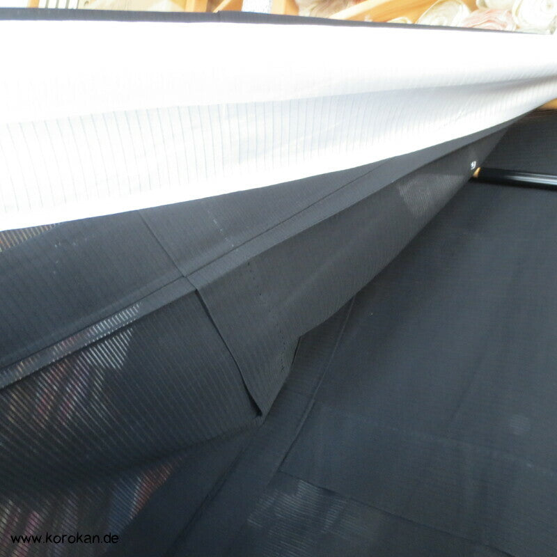 Mofuku 5 Mon formeller Kimono aus Rho gewebter Seide
