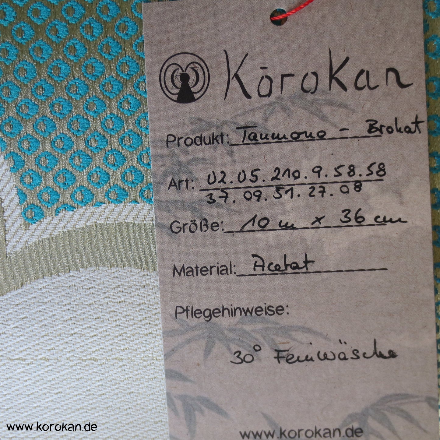 Hitta Paulownia Pinien Brokat Stoff, für Obi oder Kimono