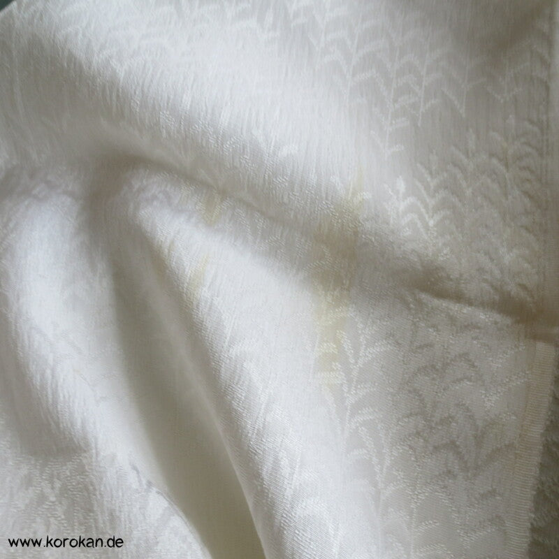 weiß, feiner Jacquard Obiage