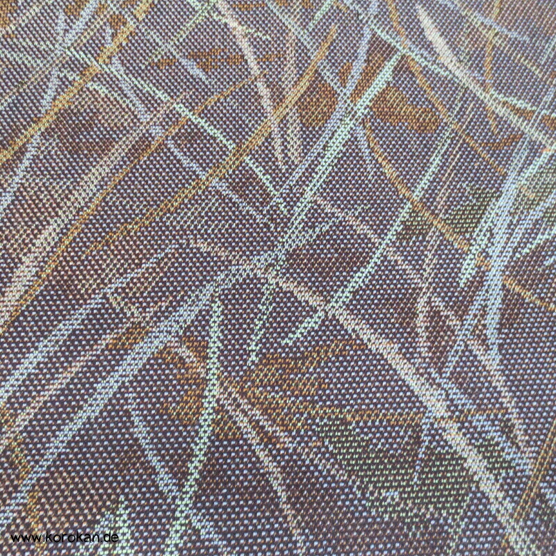 Herbstgräser Woll Jacquard Kimono Tanmono