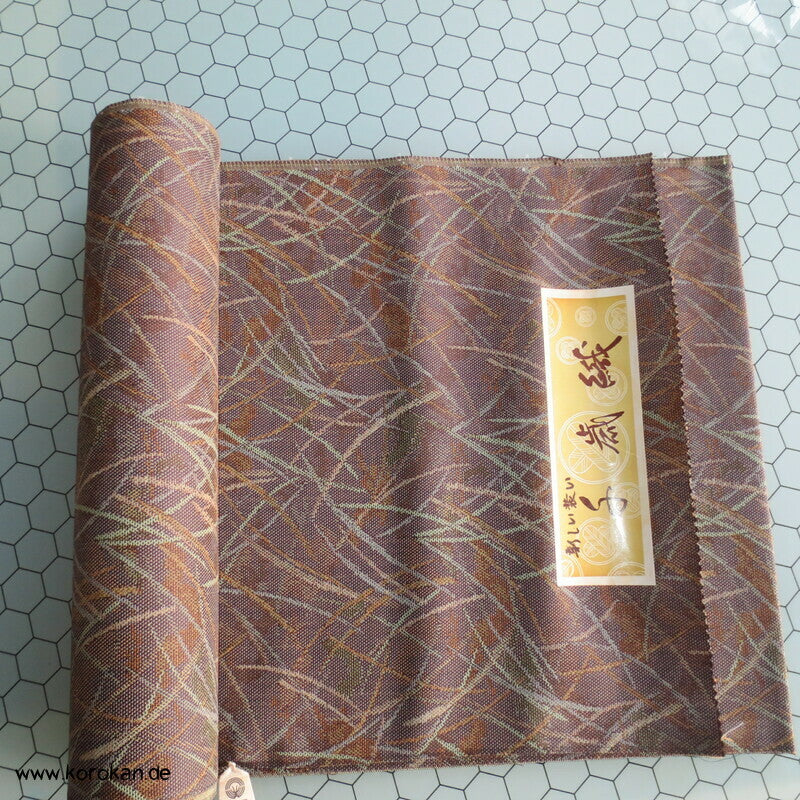 Herbstgräser Woll Jacquard Kimono Tanmono