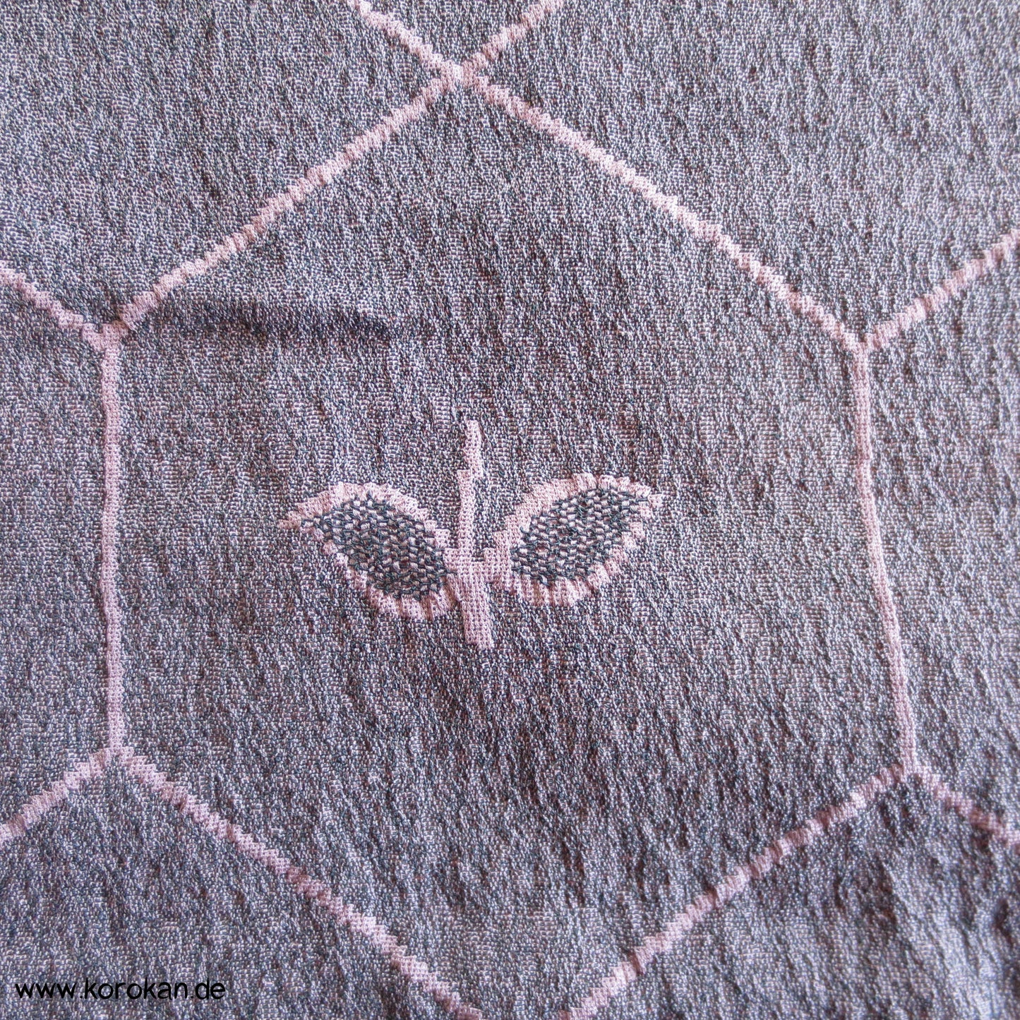 Kikko Jacquard Kimono Seide - stark gekreppt