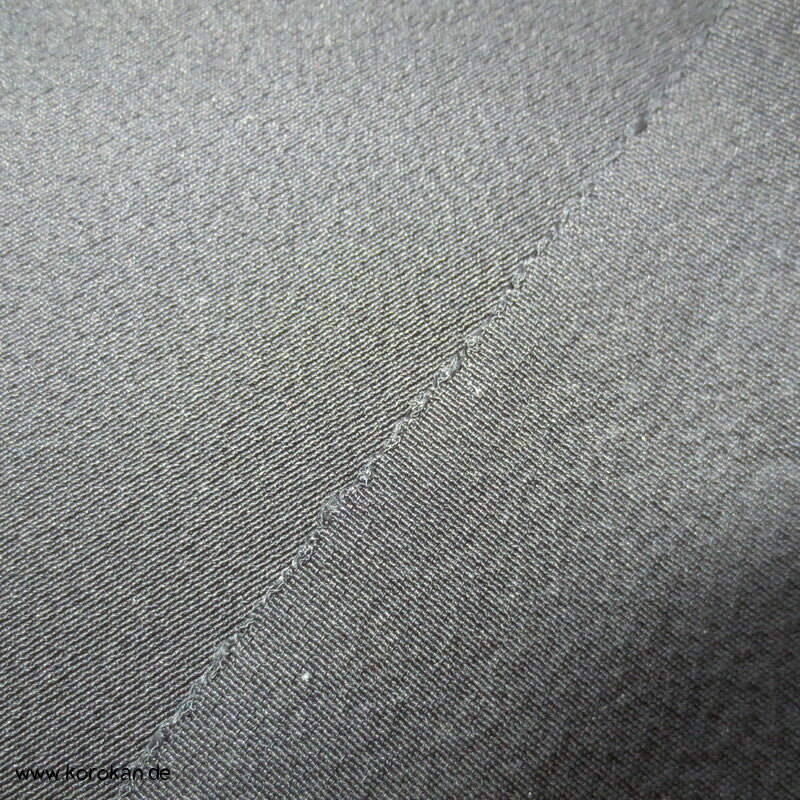 Stoffballen japanische Chirimen Crepe Seide, schwarz Imperial Mofuku