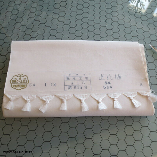 Stoffballen japanische natur Tsumugi Fushi Crepe Seide