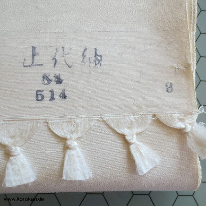 Stoffballen japanische natur Tsumugi Fushi Crepe Seide