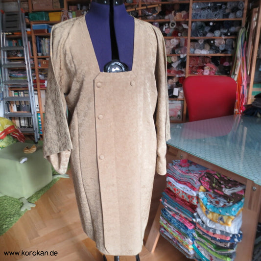 Matelassé Seide - Blätterarabesken Michiyuki Jacke