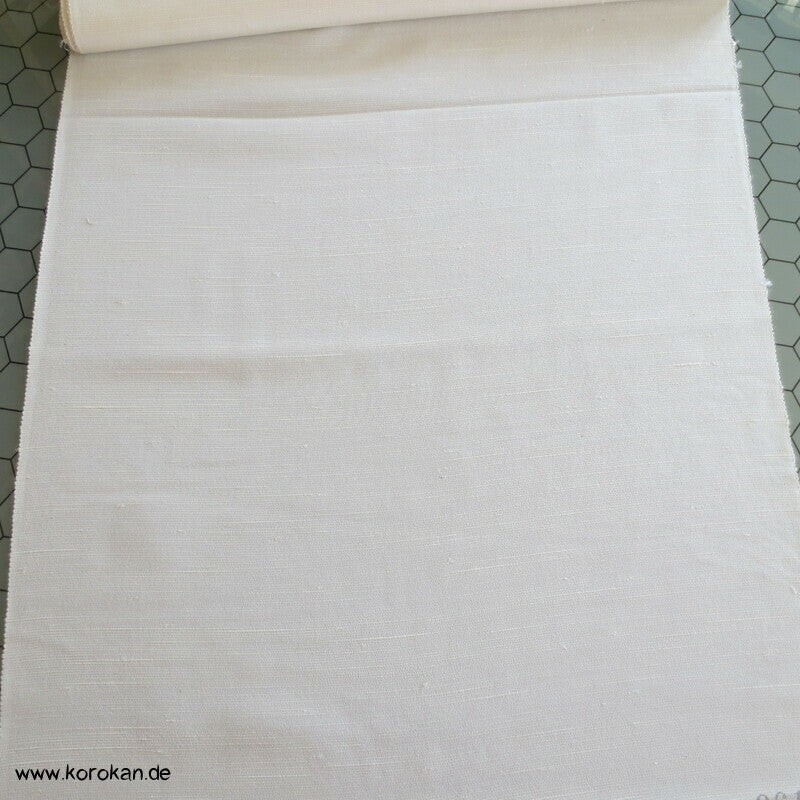 Stoffballen japanische natur Tsumugi Crepe Seide