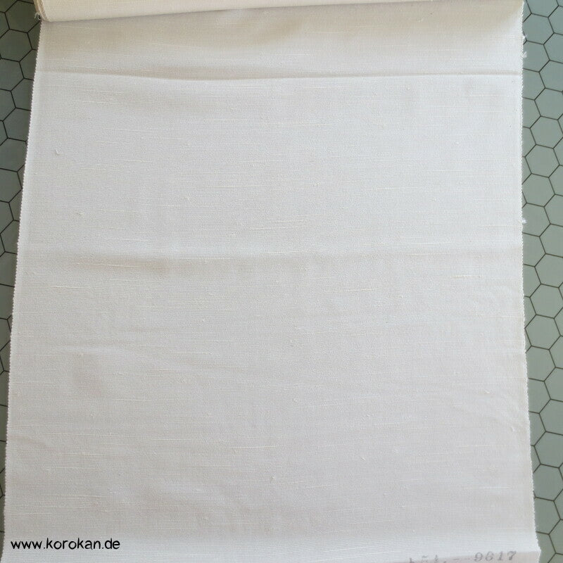 Stoffballen japanische natur Tsumugi Crepe Seide