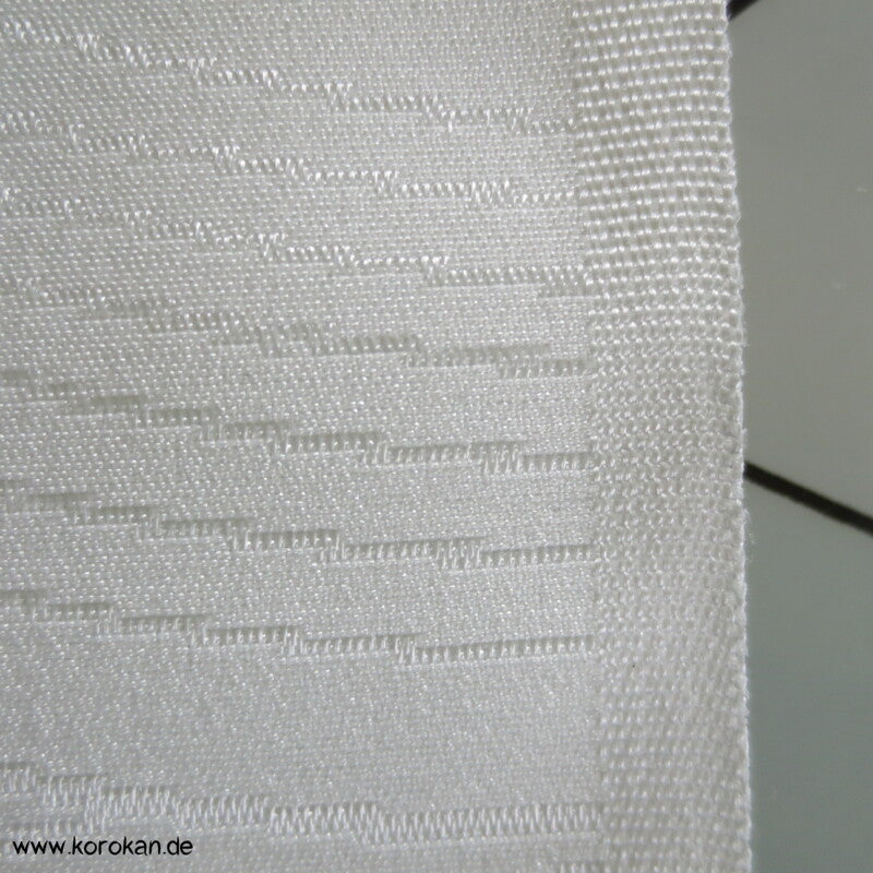 Wellen, Bambus, Ahorn weißer Juban / Futter Polyester Damast