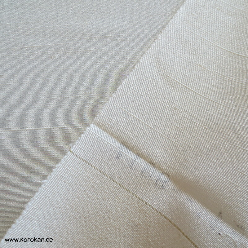 Stoffballen japanische natur Tsumugi Crepe Seide