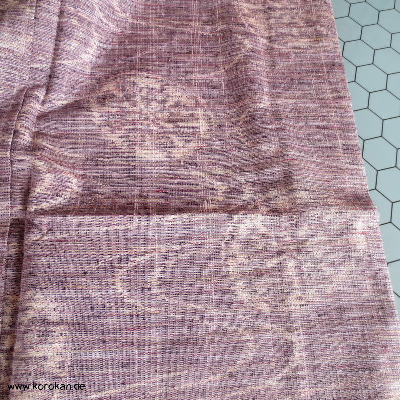 Genji Wasserrad Kasuri Tsumugi Kimono