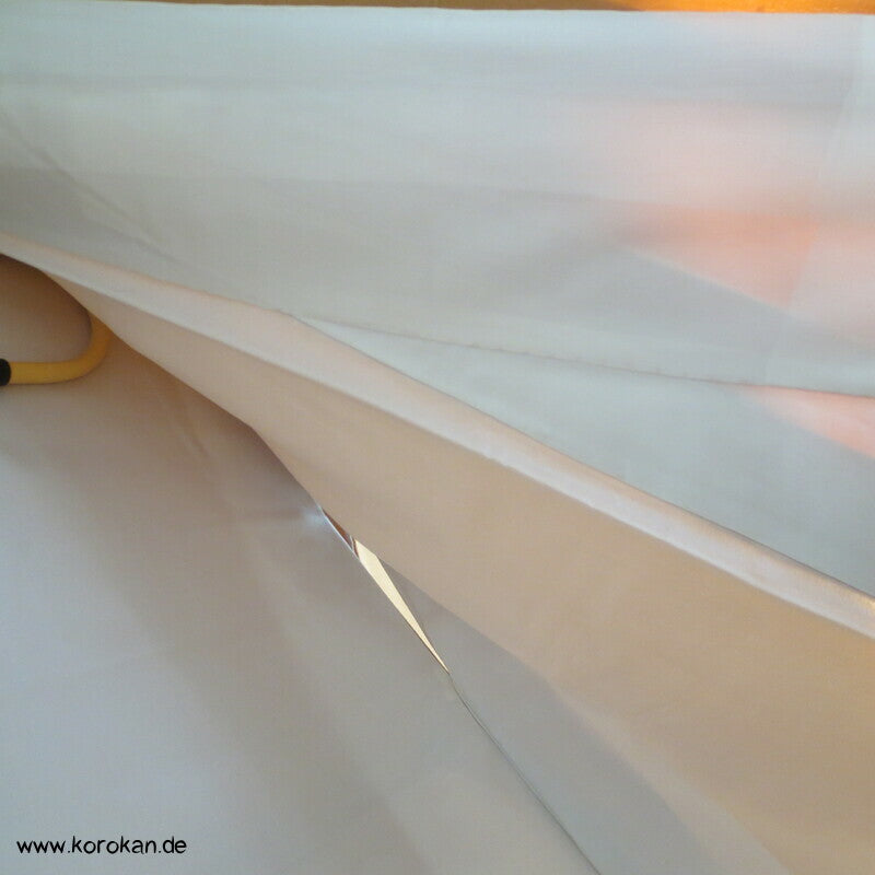blass senf Chirimen Crepe Seiden Iromuji