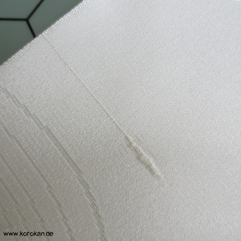 Wellen, Bambus, Ahorn weißer Juban / Futter Polyester Damast