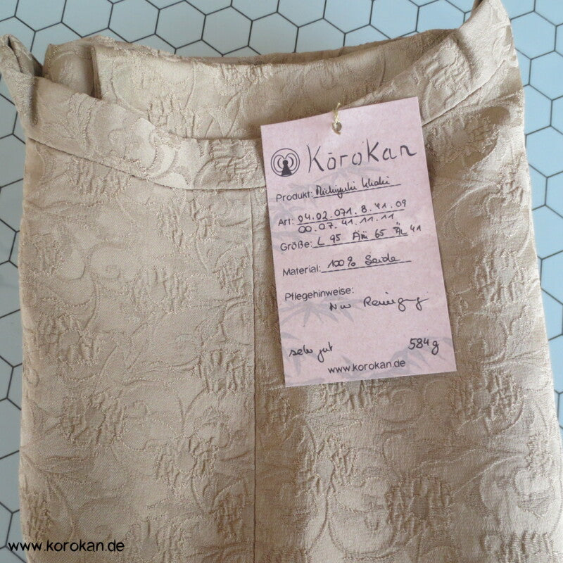 Matelassé Seide - Blätterarabesken Michiyuki Jacke