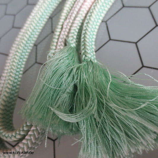 jade - weiß Verlauf Obijime, Seide