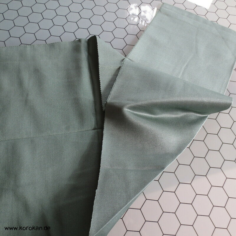 Ornamente in dunkeljade, feiner leichter Nagoya Obi