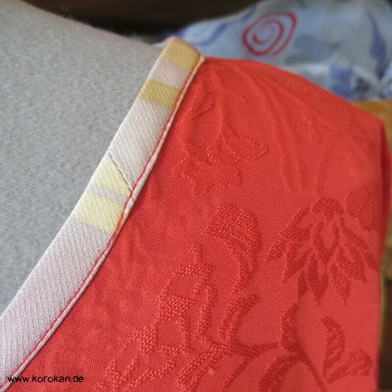 loses Blusen Shirt aus Seiden Jacquard mit Shibori Kiribame Mustern