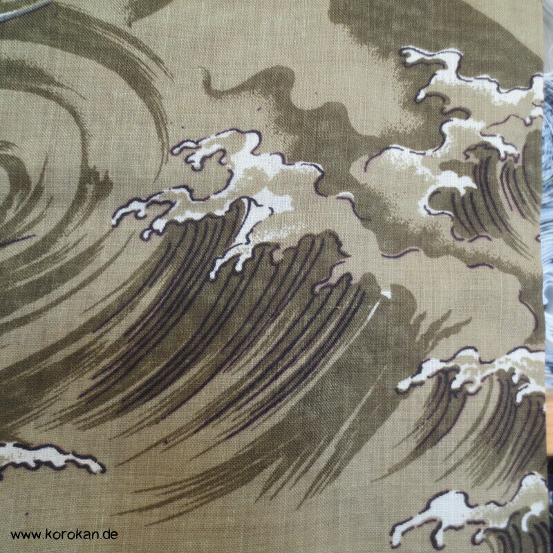 Tiger und Drache Juban Unterkimono, Wollmuslin
