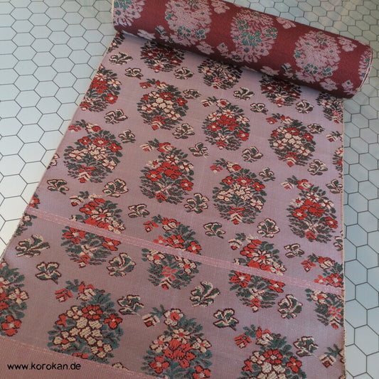Blüten Obi Seidenjacquard für Kimonogürtel